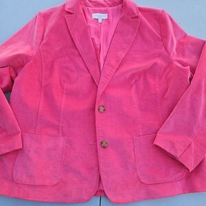 Talbots Pink Corduroy Women's Jacket